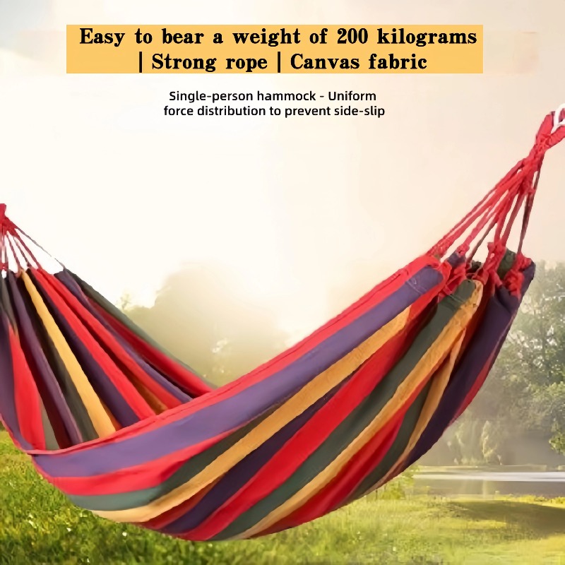 Outdoor Camping Hammock - Amaca da Esterno in Tela Spessa
