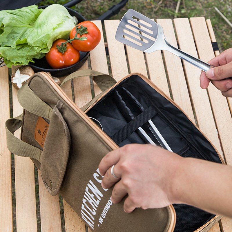 Outdoor Camping Cooking Equipment - Set da Cucina da Campeggio 8
