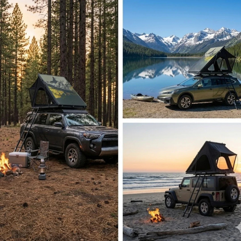 Outdoor Camping Tent Waterproof - Tenda da Tetto per Auto in