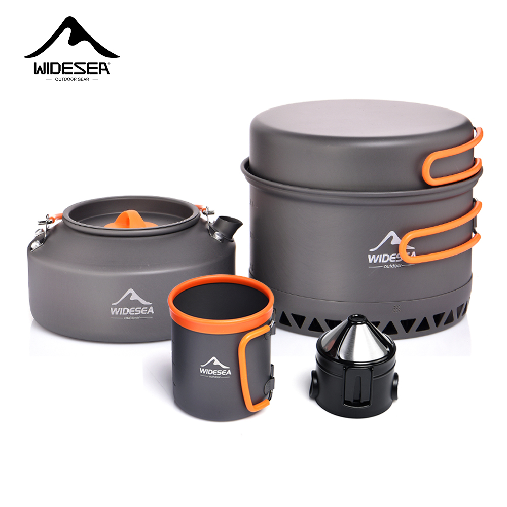 Outdoor Camping Cooking Equipment - Stoviglie da campeggio Set di pentole