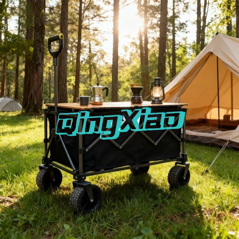 Outdoor Camping Trolley - Carrello Elettrico Pieghevole per Campeggio, Carrello