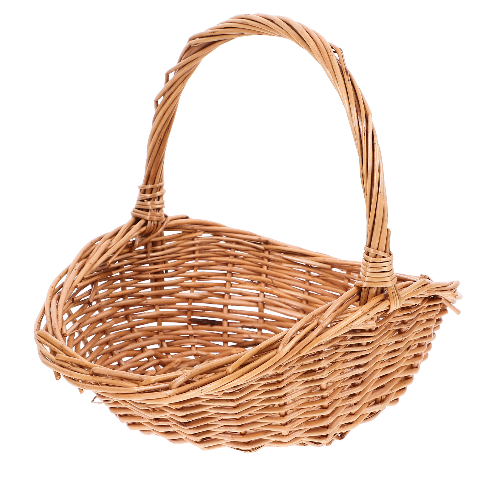 Outdoor Camping Food - Cesto Intrecciato a Mano, Salvaspazio, Portatile,