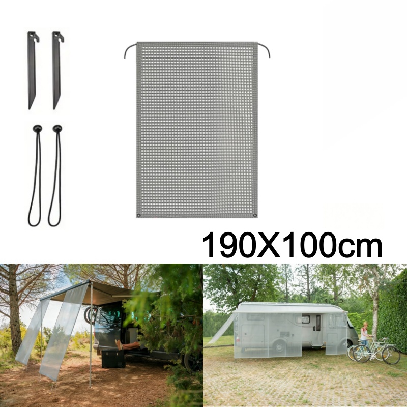 Outdoor Camping Awning - Schermo Parasole Anteriore per Tenda da