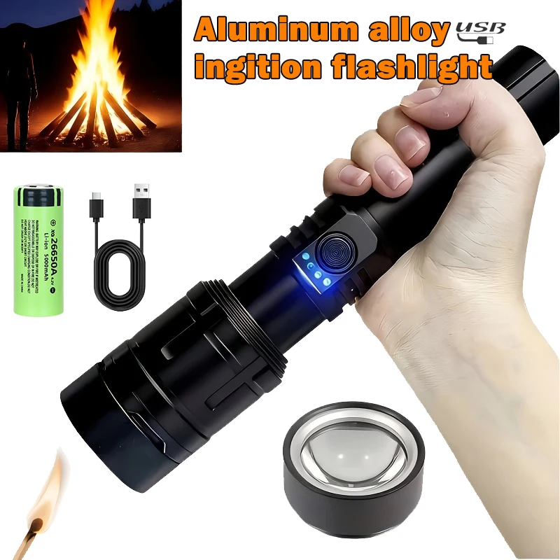 Outdoor Camping Lampe - Torcia ultra potente Torcia con accensione