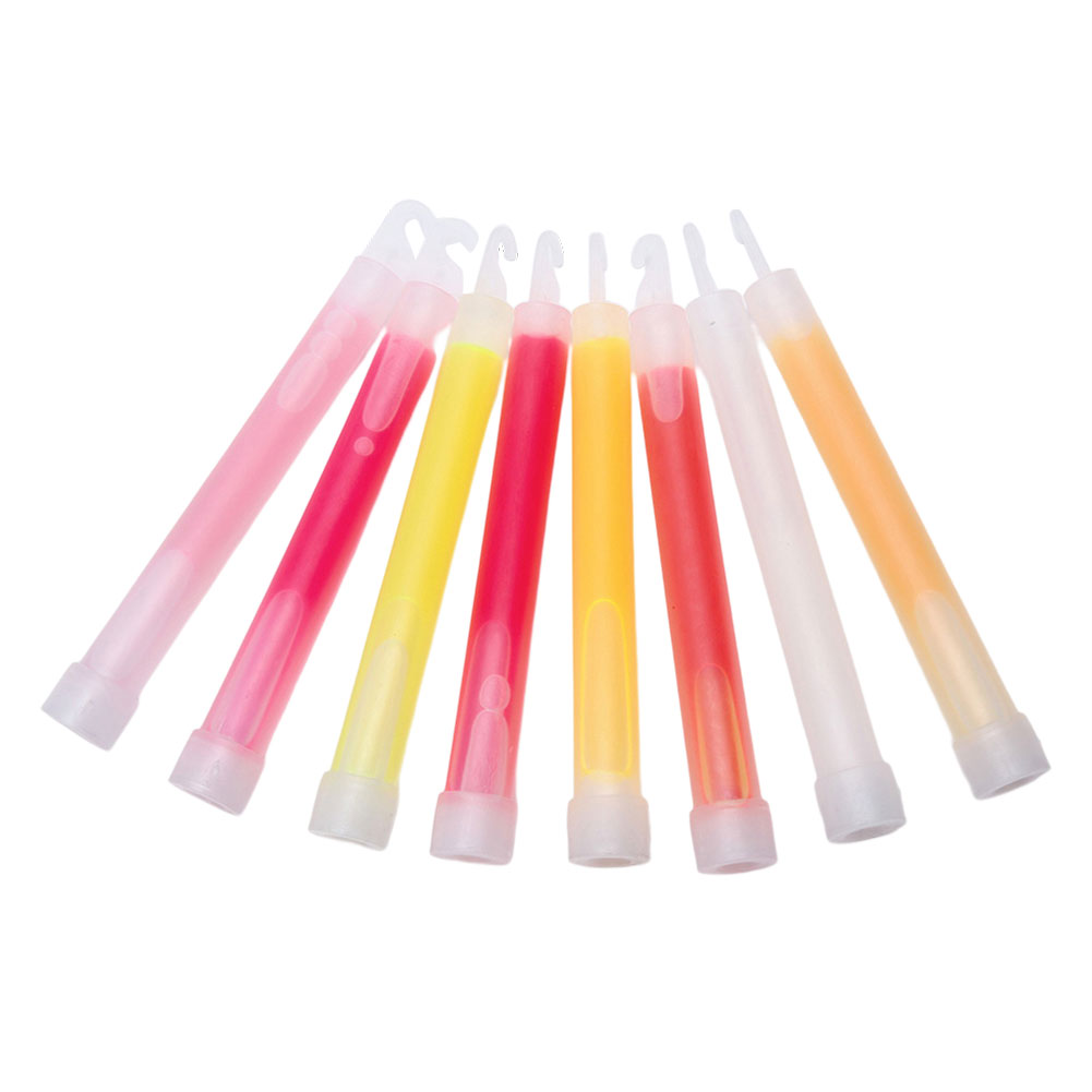 Glow Sticks Survival - 10 Bastoncini Luminosi da Campeggio Impermeabili