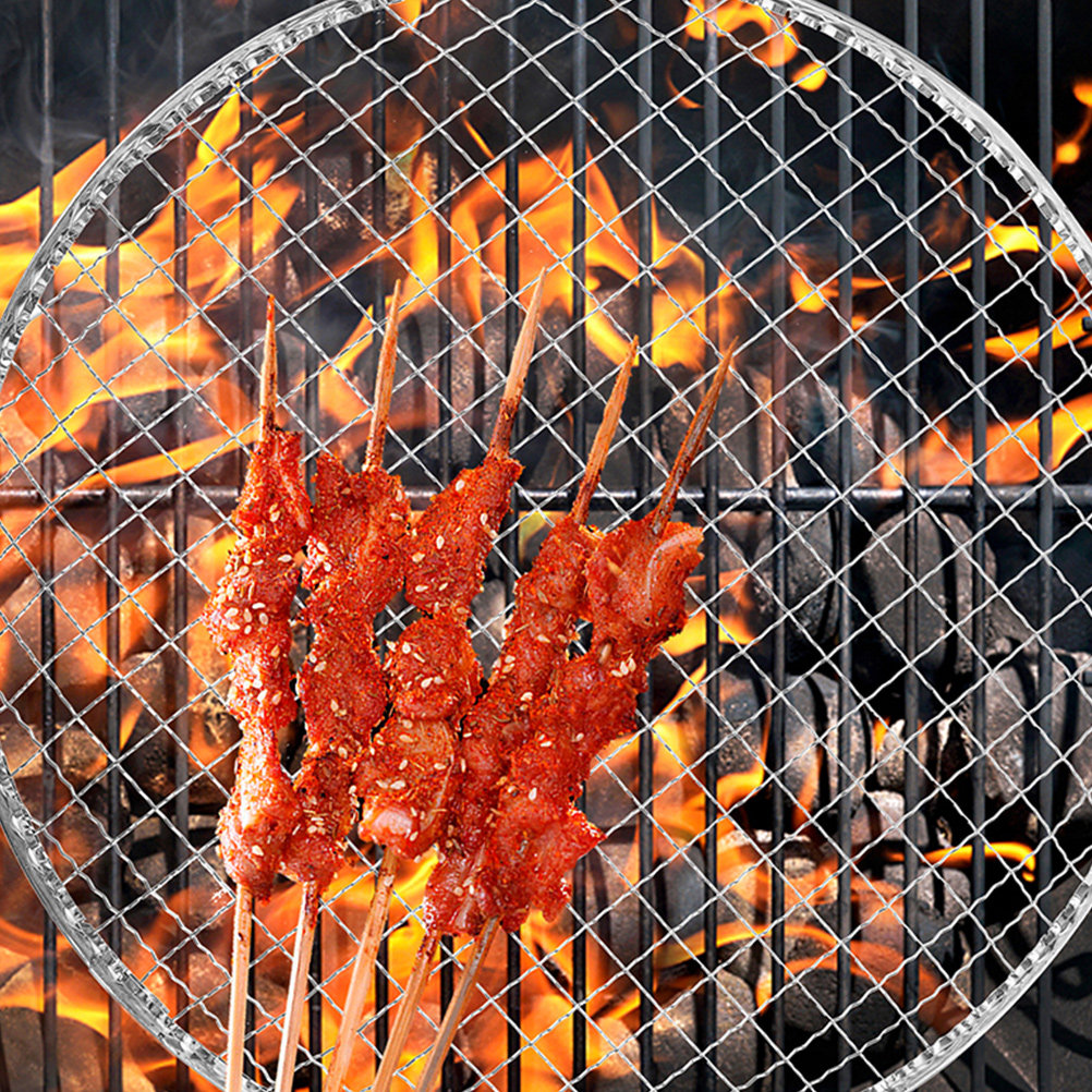 Outdoor Camping Fire Pit - Set di 10 Griglie per Barbecue,
