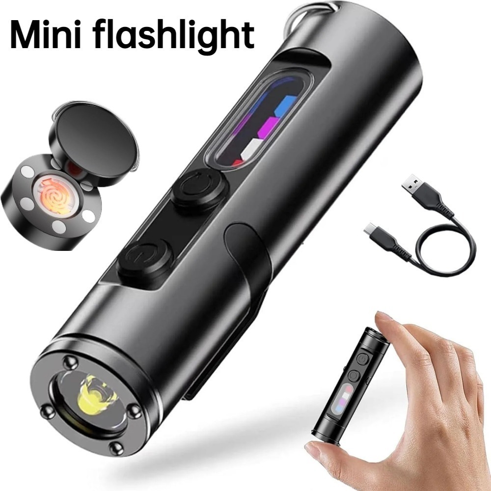 Outdoor Camping Lampe - Mini Torcia LED Ricaricabile USB-C per