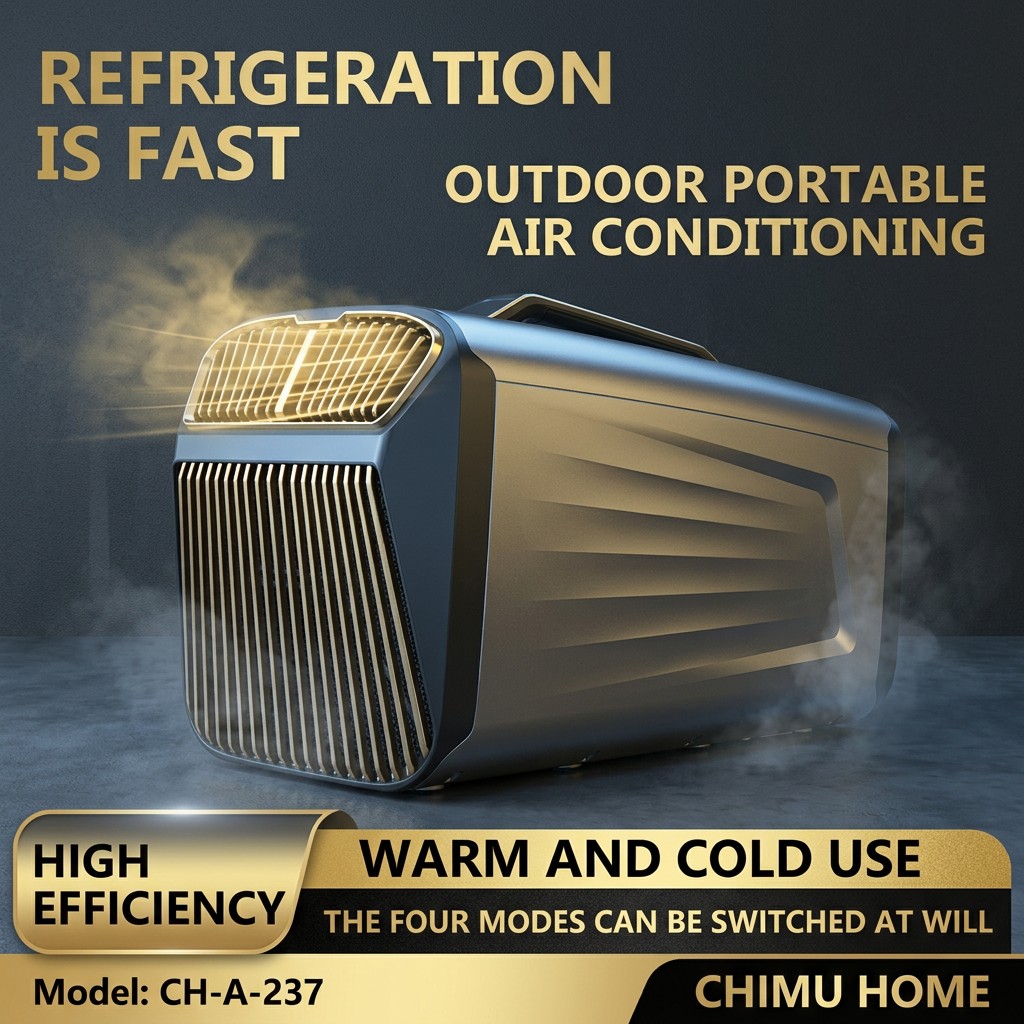 Outdoor Camping Air Conditioner - 【CHIMU HOME】 Condizionatore d'Aria Portatile 5400Btu,