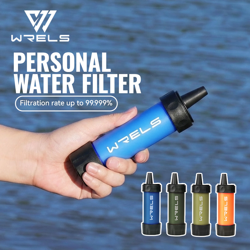 Outdoor Camping Water Filter - WRELS Purificatore d'Acqua Portatile per Esterni,