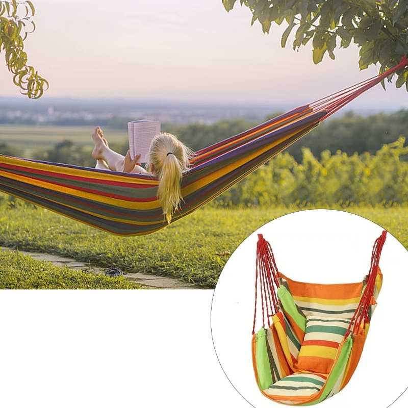 Quality Outdoor Camping Chairs - Sedia sospesa ergonomica con cuscini rimovibili
