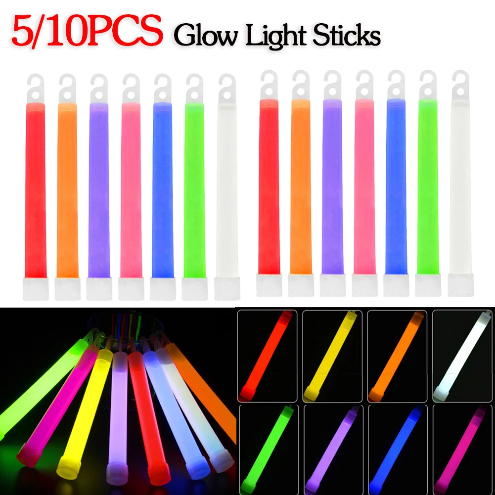 Glow Sticks Survival - Kit di sopravvivenza da 6 pollici