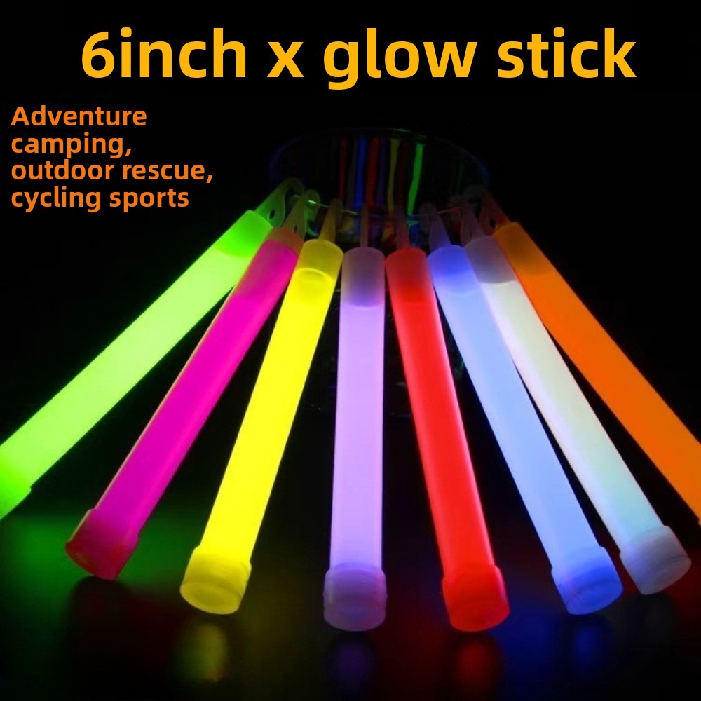 Glow Sticks Survival - Mini bastoncini luminosi da 6 pollici