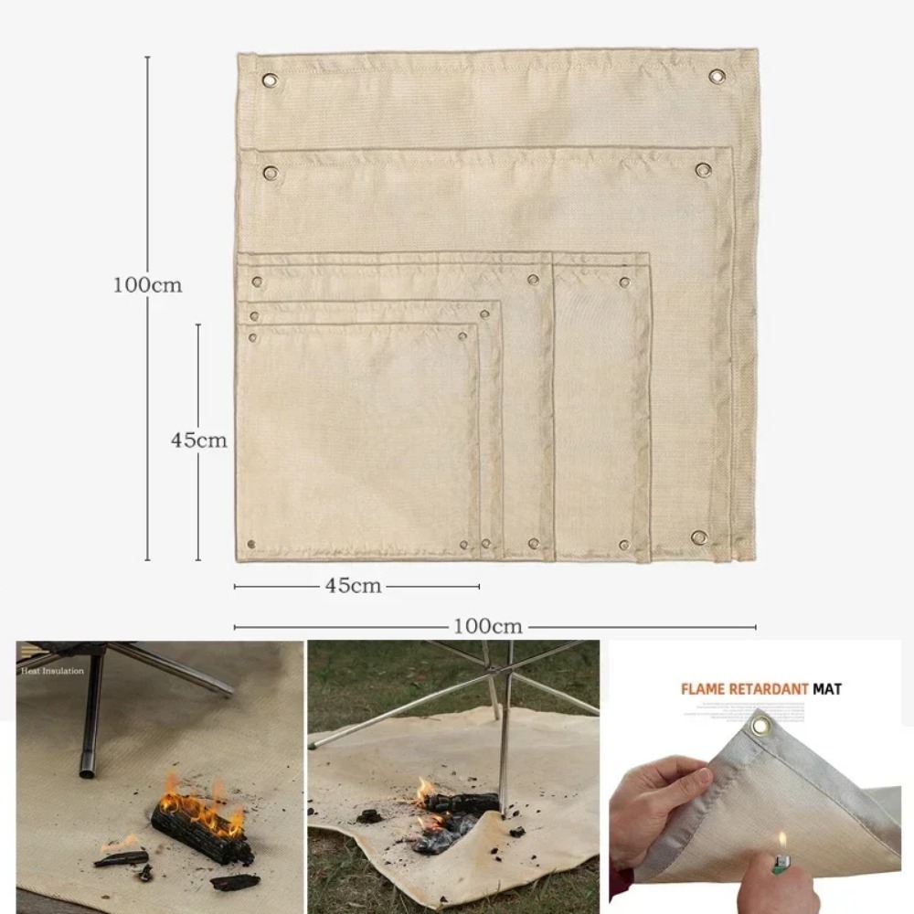 Outdoor Camping Rug - Tappetino in Fibra di Vetro Ignifugo