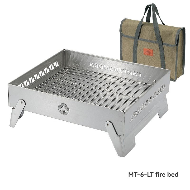 Outdoor Camping Fire Pit - CAMPINGMOON MT-6-LT Tavolo da Campeggio in