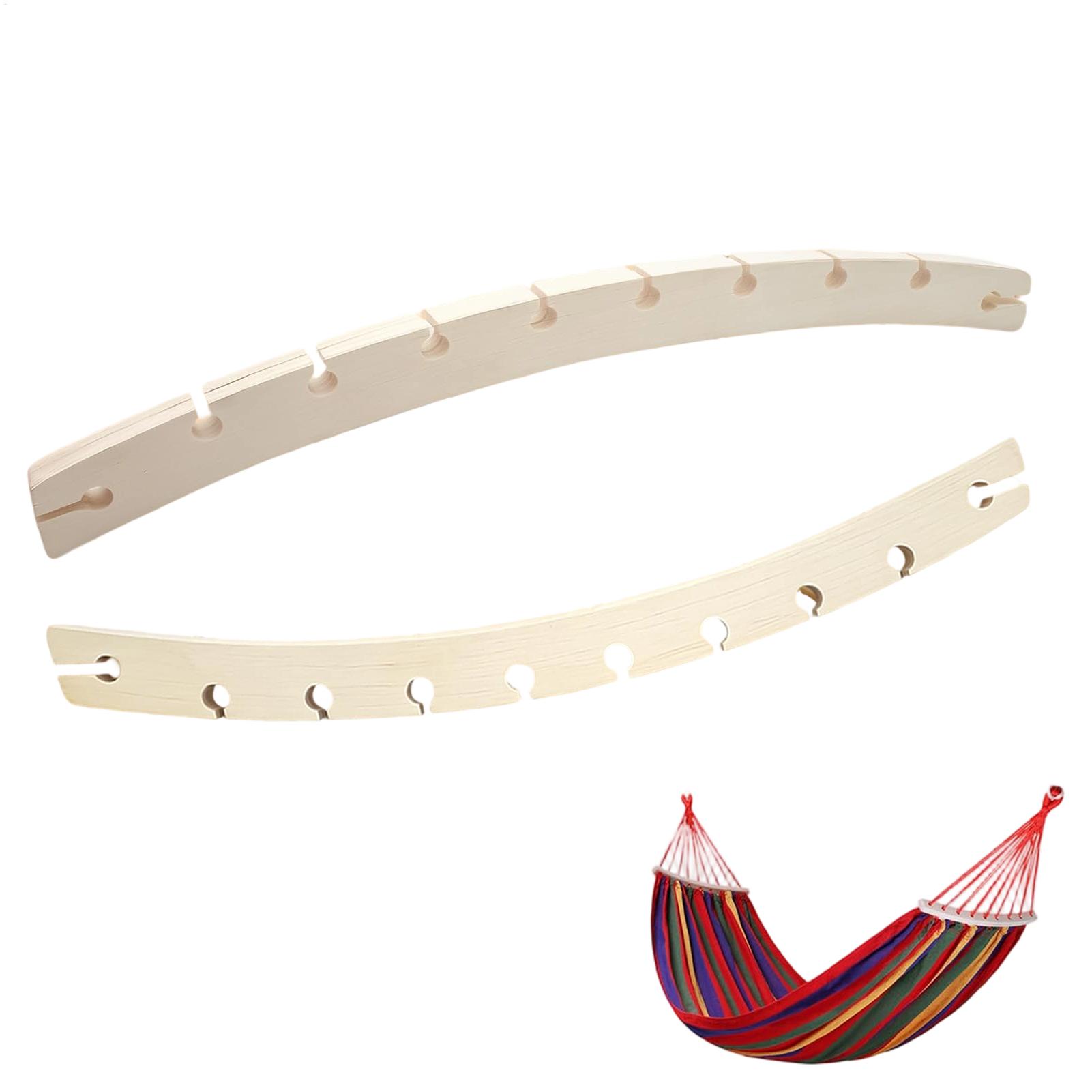 Outdoor Camping Hammock - 2 Pezzi Barre Trasversali in Legno