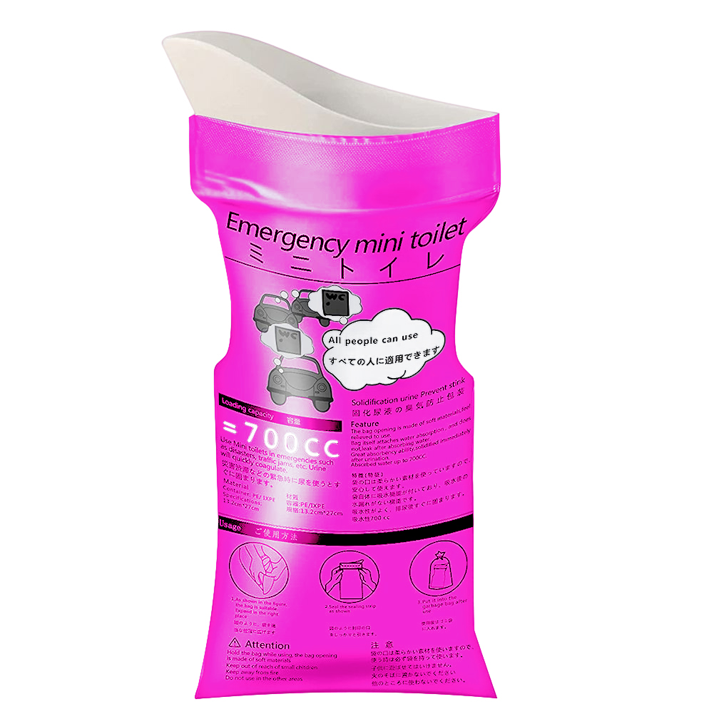 Outdoor Camping Urinal - Sacchetto per WC da 700ml Unisex,