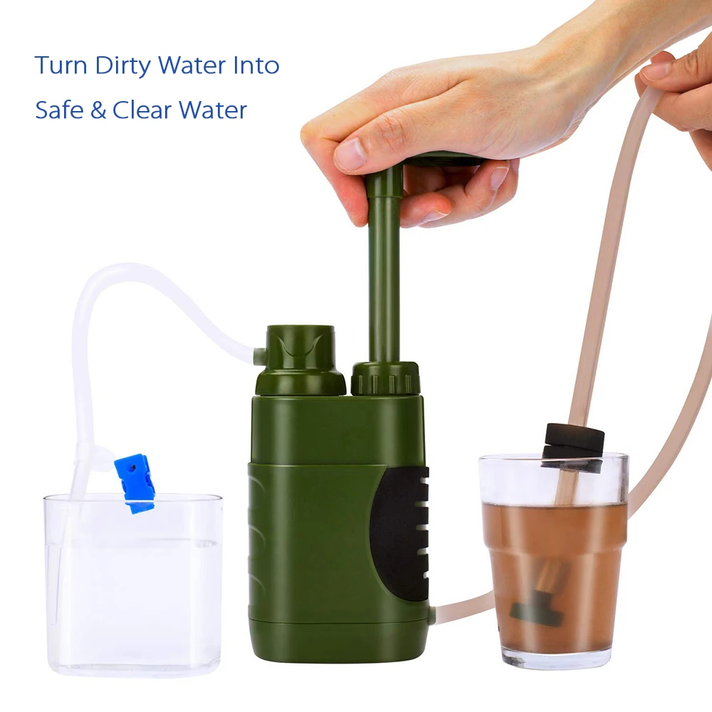 Outdoor Camping Water Filter - Filtro Acqua Portatile per Esterni, Depuratore