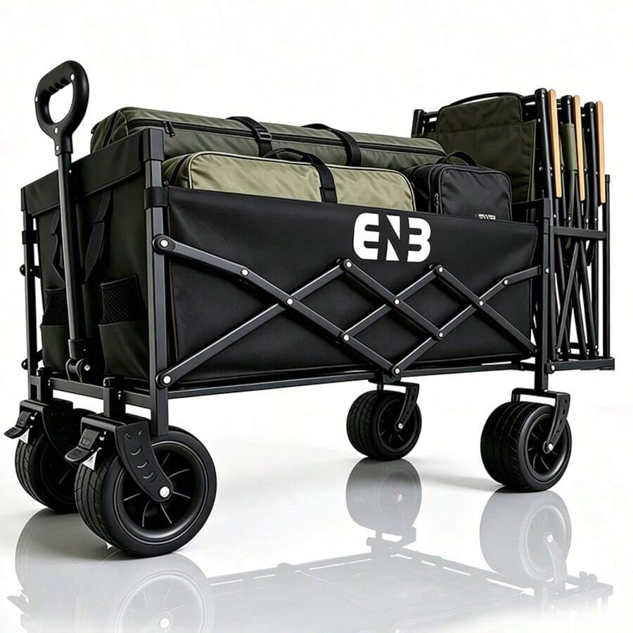 Outdoor Camping Trolley - Nuovo Carrello da Campeggio Portatile, Carrello