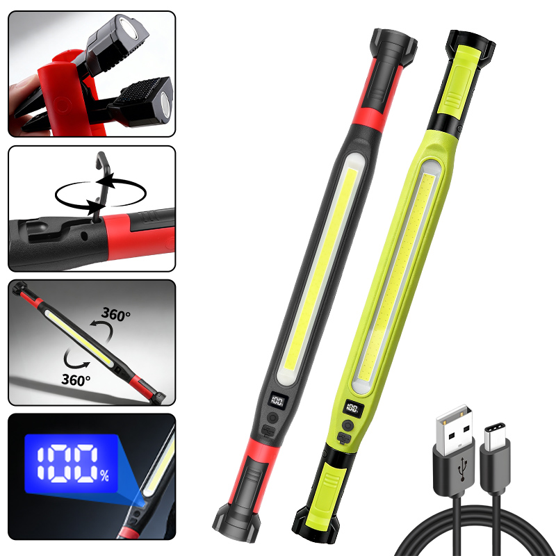 Outdoor Camping Lampe - Lampada da lavoro COB tipo C,