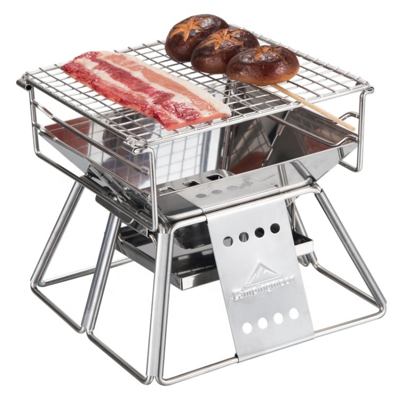 Outdoor Camping Fire Pit - Campingmoon Outdoor Camping Bbq griglia a