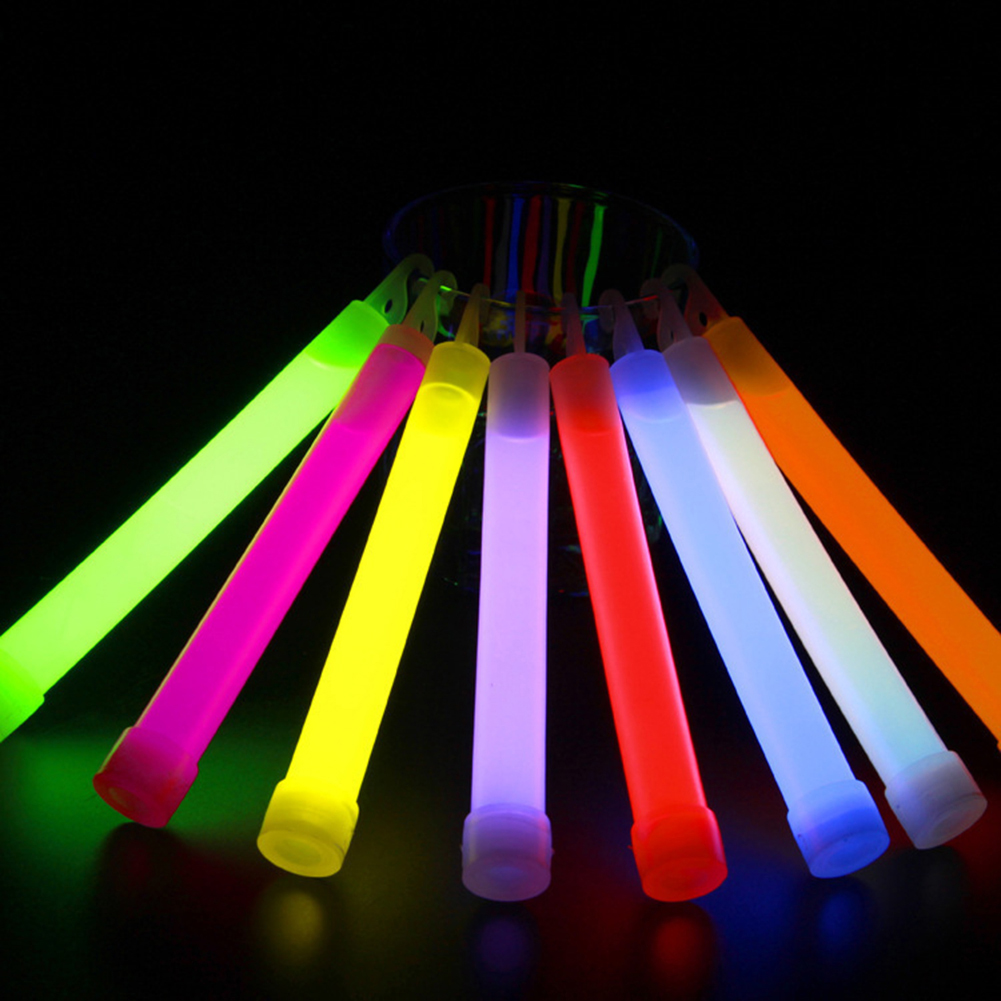 Glow Sticks Survival - 10 Pezzi di Bastoncini Luminosi d'Emergenza