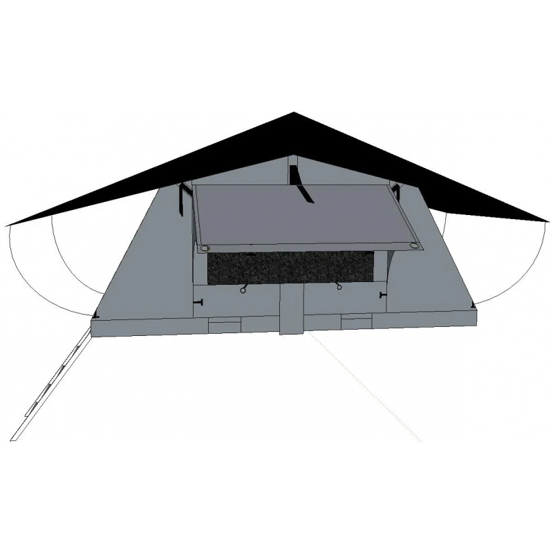 Outdoor Camping Tent Waterproof - Tenda da Tetto Morbida Pieghevole Impermeabile
