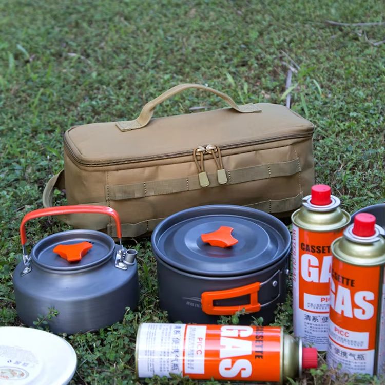 Outdoor Camping Cooking Equipment - Borsa portaoggetti per pentole in tessuto