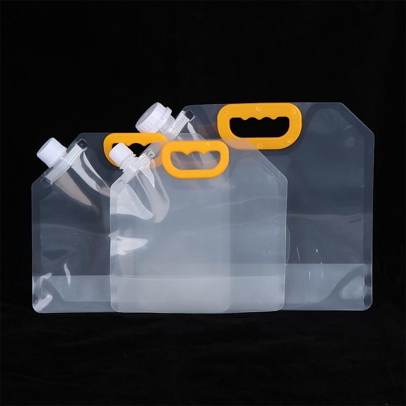 Outdoor Camping Water Jug - 1/5PCS 1L-10L Contenitore d'acqua pieghevole Borsa