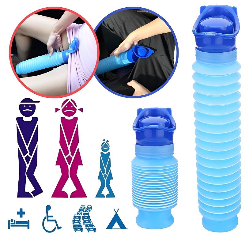 Outdoor Camping Urinal - 750ML portatile in piedi pipì bottiglia