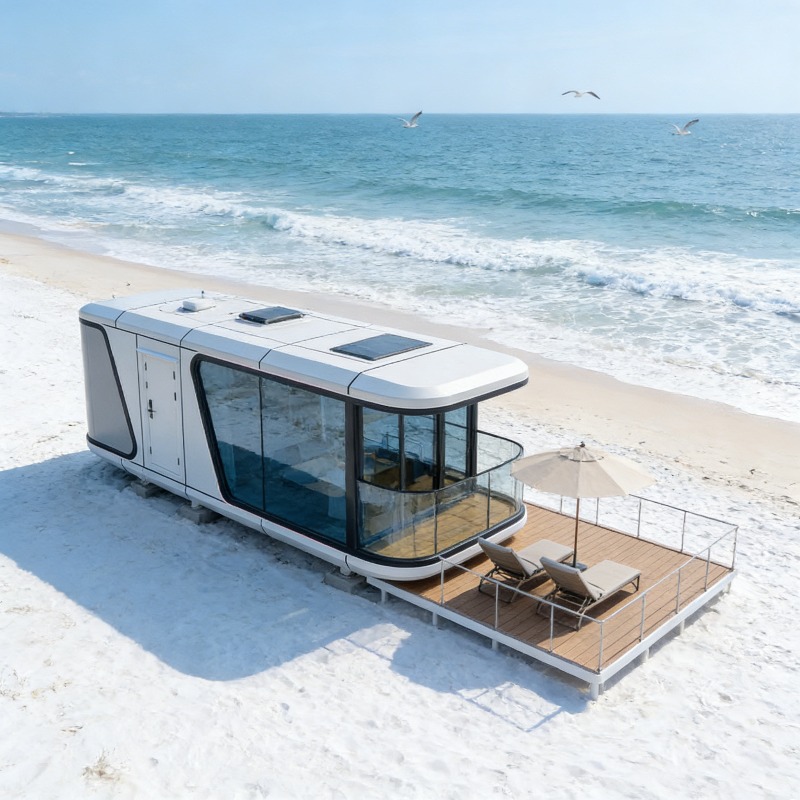 Outdoor Camping House - Casa Container Moderna in Acciaio da