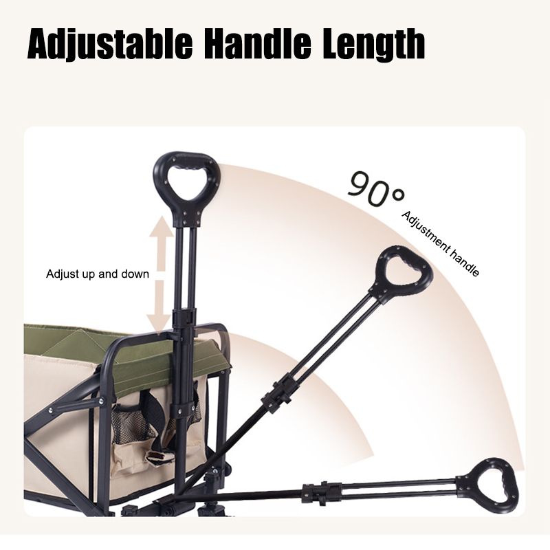 Carrello Pieghevole Nero e Ros - Outdoor Camping Trolley recensione e prezzo