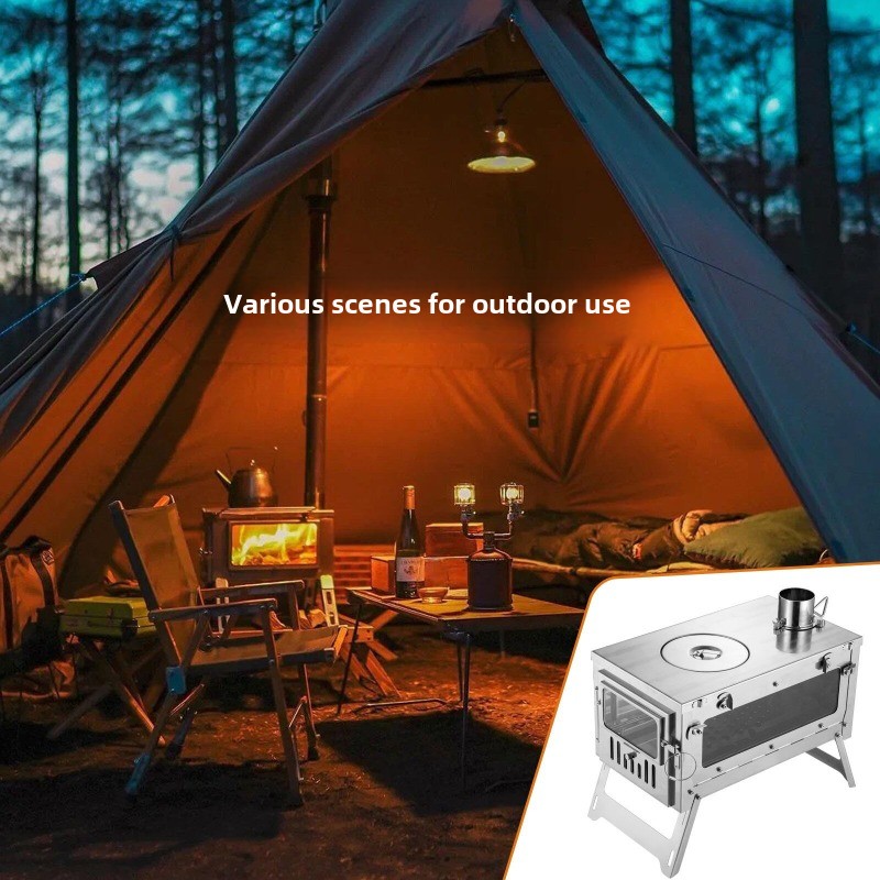 Stufa da tenda portatile in ac - Outdoor Camping Fire Pit recensione e prezzo