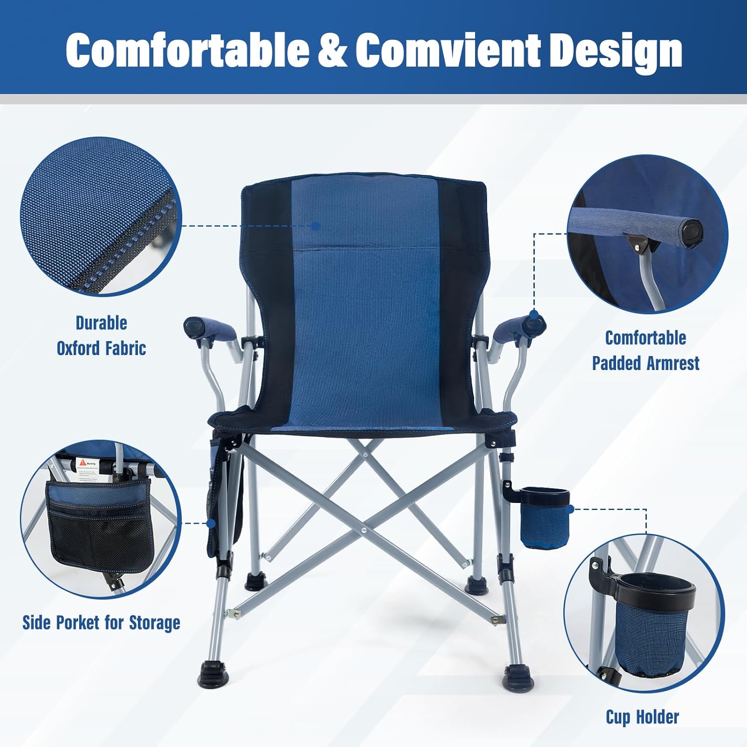 Sedia da Campeggio Pieghevole  - Outdoor Camping Chairs recensione e prezzo