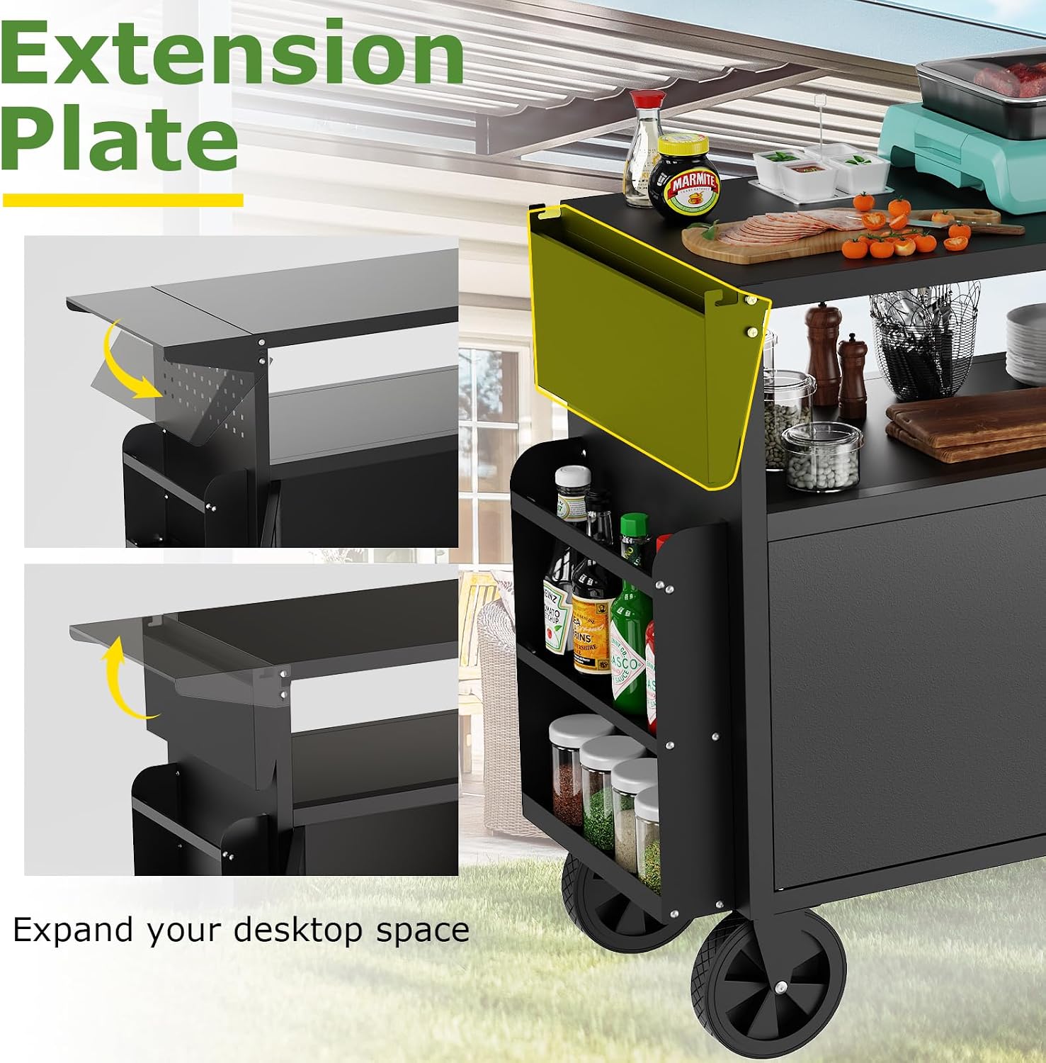Carrello da esterno per barbec - Outdoor Camping Bbq recensione e prezzo