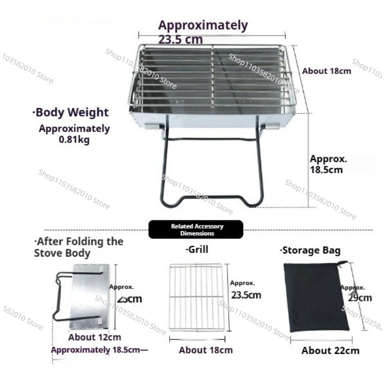 Griglia BBQ e Braciere Portati - Outdoor Camping Fire Pit recensione e prezzo