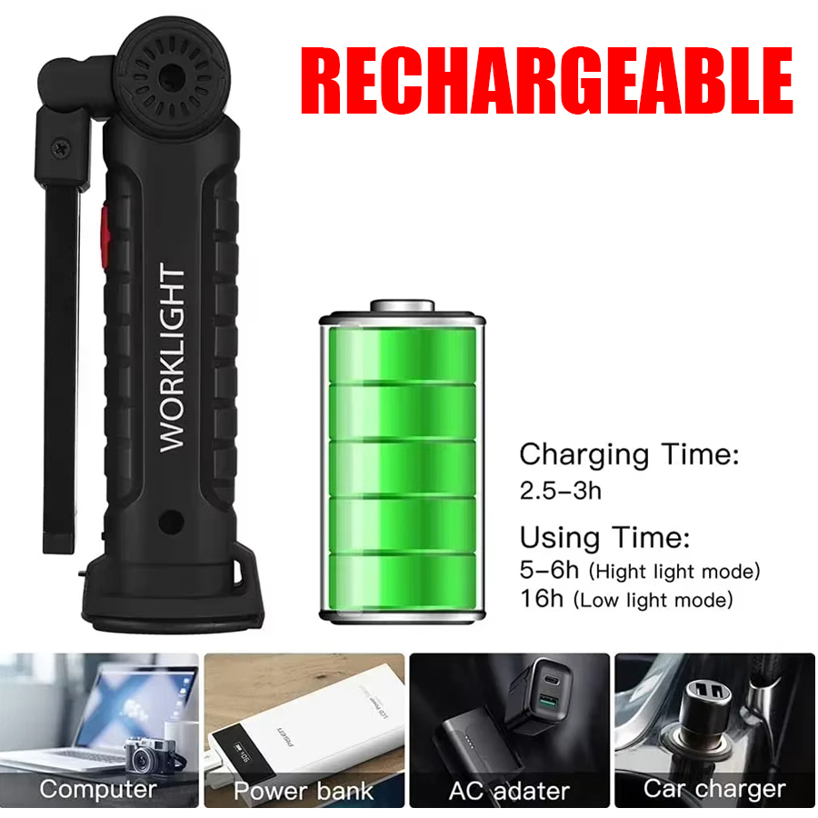 Torcia LED portatile con ganci - Outdoor Camping Lantern recensione e prezzo