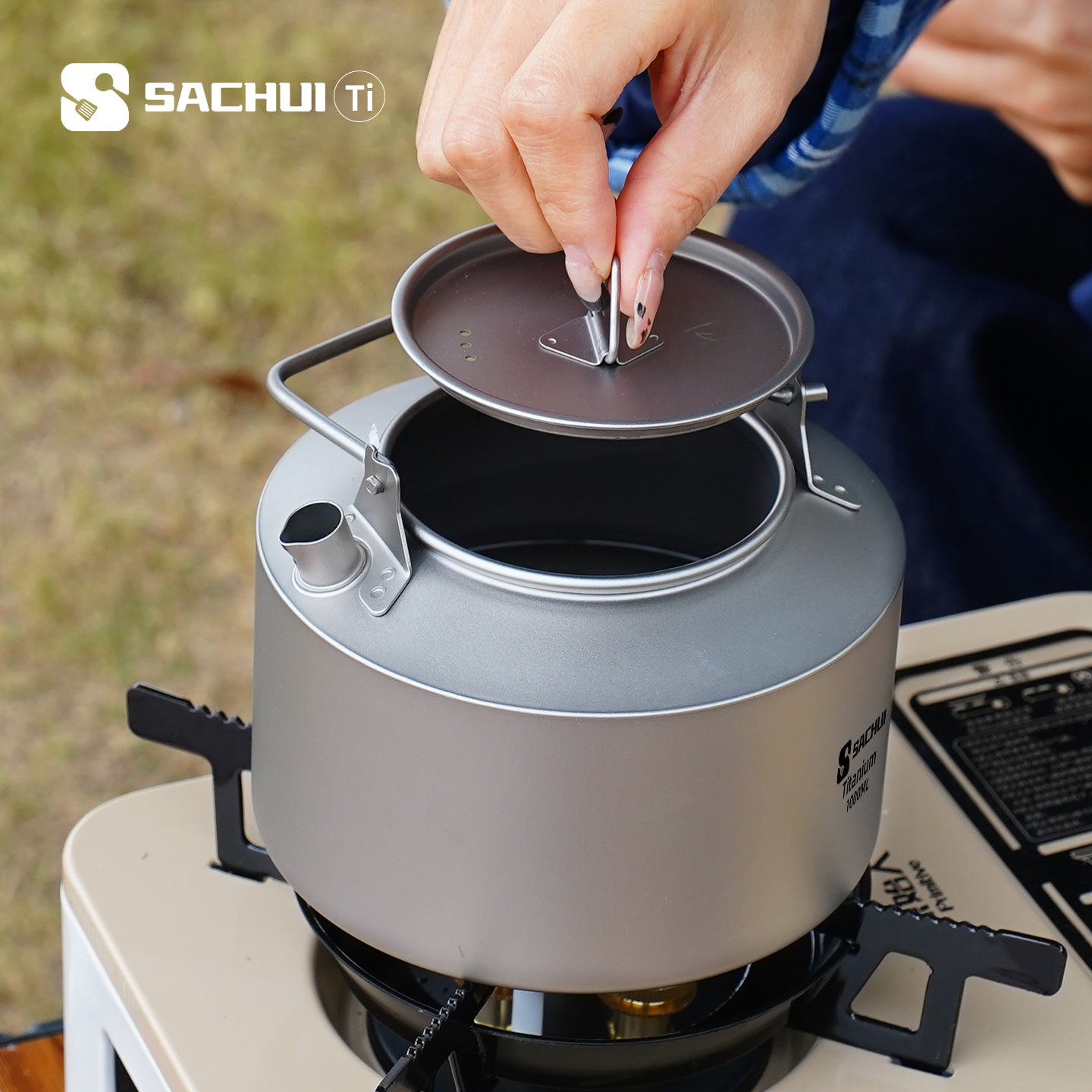 Bollitore in titanio puro da 1 - Outdoor Camping Cooking Equipment recensione e prezzo