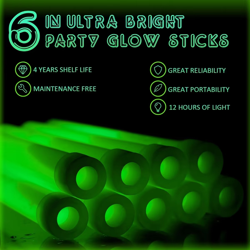 Bastoncini luminosi a LED da 6 - Glow Sticks Survival recensione e prezzo
