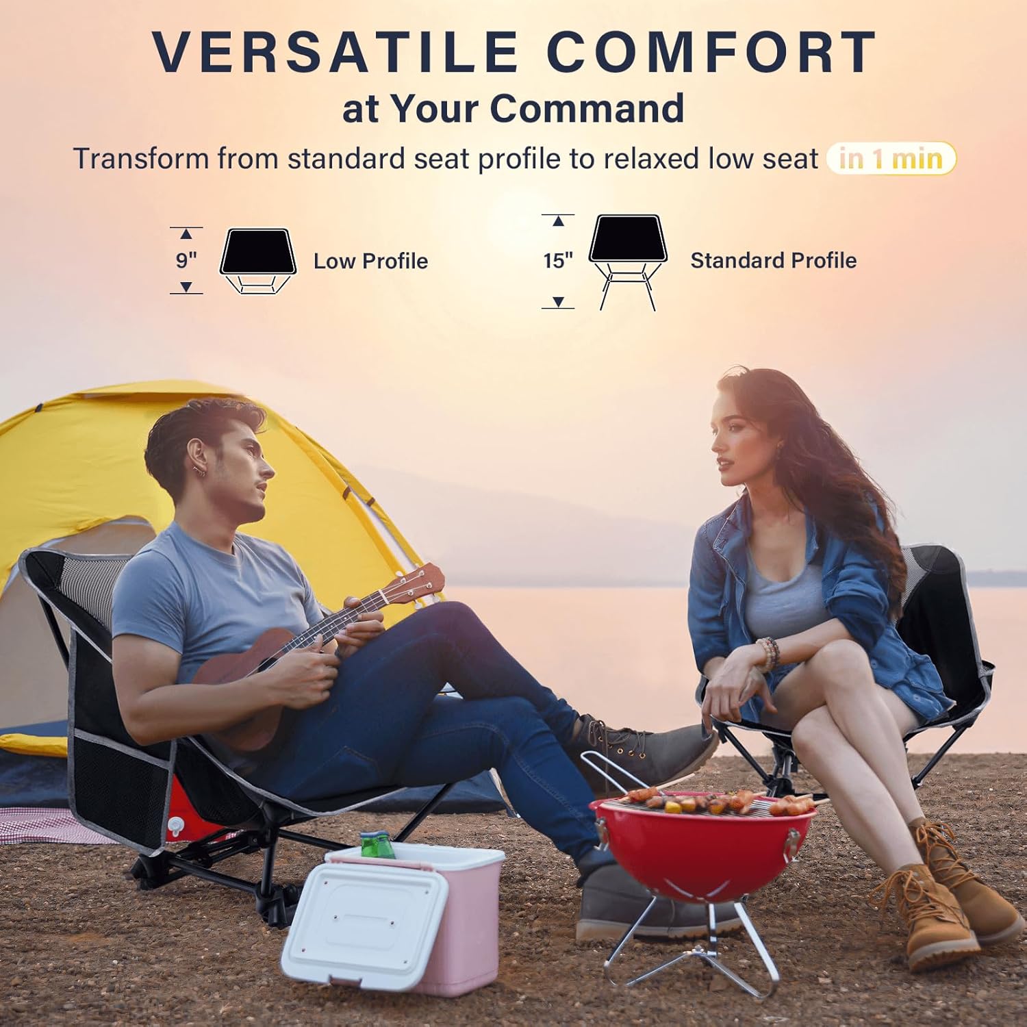 Sedia da campeggio leggera, se - Outdoor Camping Chairs recensione e prezzo