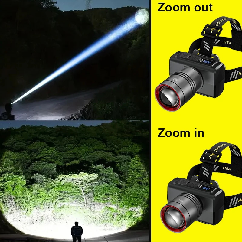 Lampada Frontale LED Digitale  - Outdoor Camping Lantern recensione e prezzo