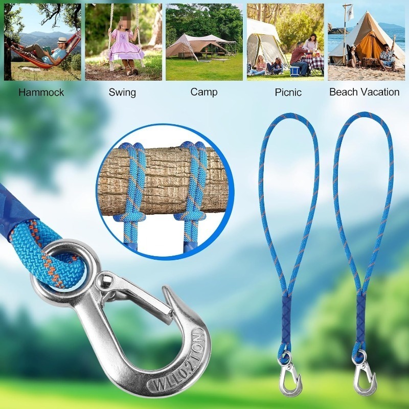 Corda in nylon con gancio in m - Outdoor Camping Hammock recensione e prezzo