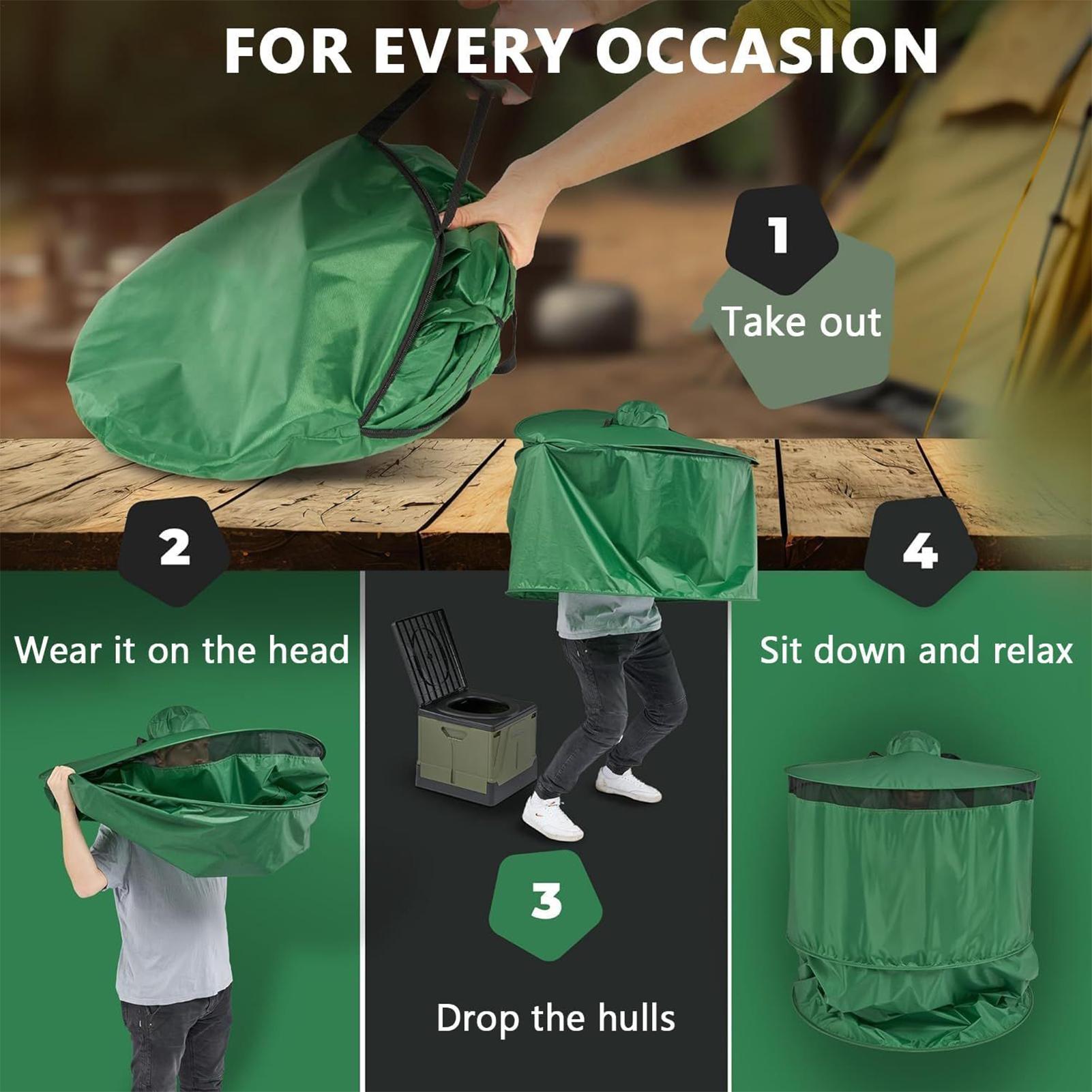 Tenda WC da Campeggio Portatil - Outdoor Camping Toilet Tent recensione e prezzo