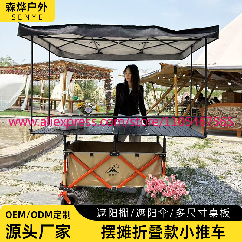 Carrello pieghevole grande per - Outdoor Camping Trolley recensione e prezzo