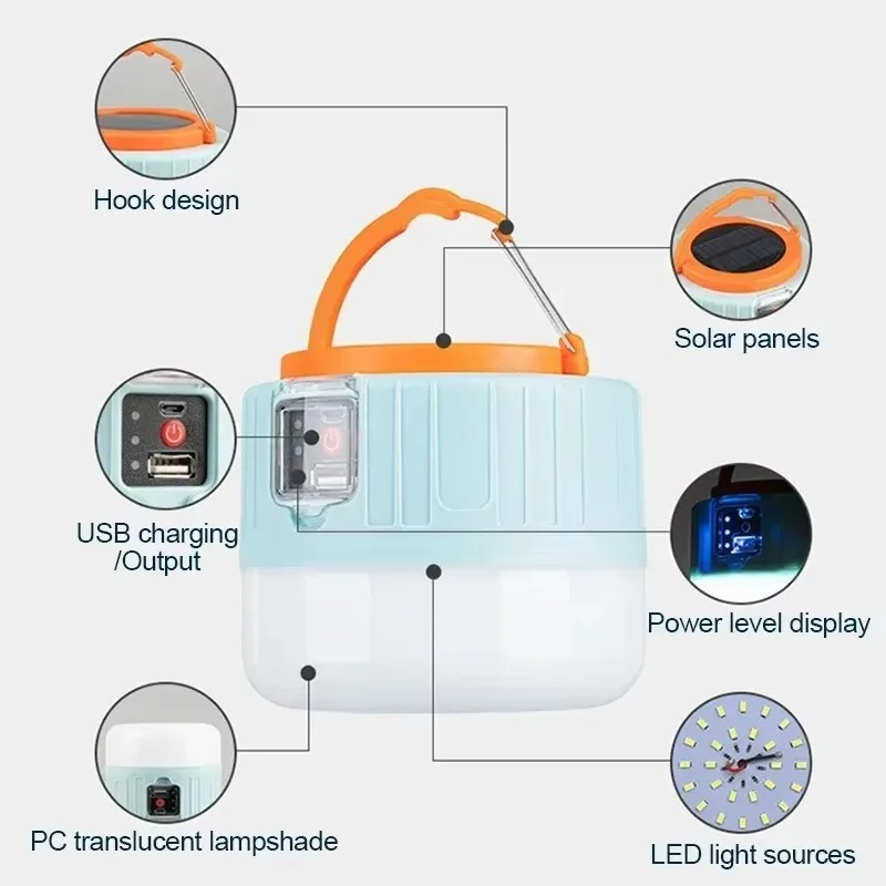 Lanterna da campeggio solare L - Outdoor Camping Lantern recensione e prezzo