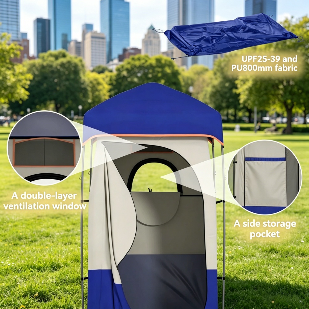 Tenda Doccia da Campeggio Pop- - Outdoor Camping Toilet Tent recensione e prezzo