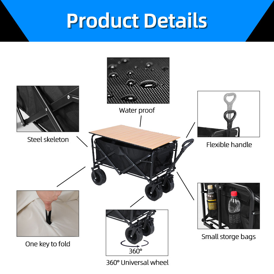 Carrello pieghevole per carich - Outdoor Camping Trolley recensione e prezzo