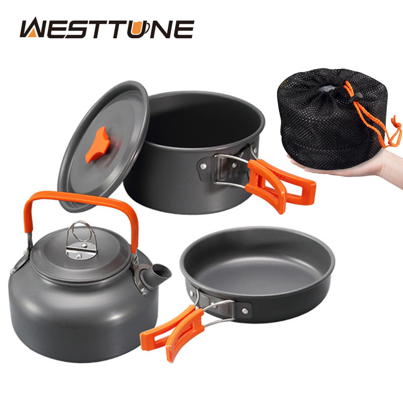 WESTTUNE Kit di pentole da cam - Outdoor Camping Cooking Equipment recensione e prezzo