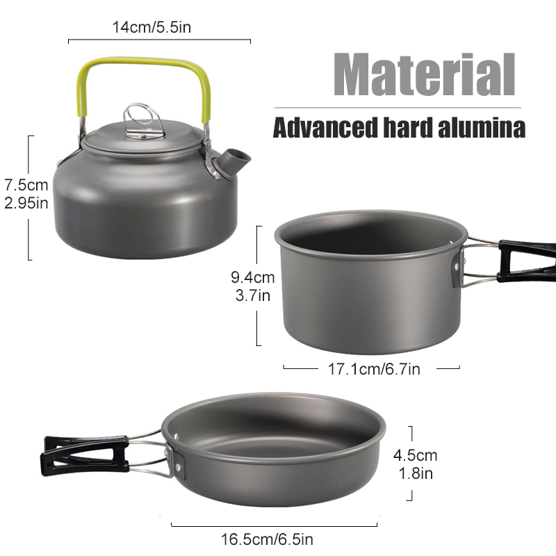 WESTTUNE Kit di pentole da cam - Outdoor Camping Cooking Equipment recensione e prezzo