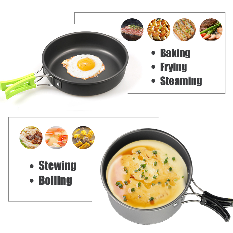 WESTTUNE Kit di pentole da cam - Outdoor Camping Cooking Equipment recensione e prezzo
