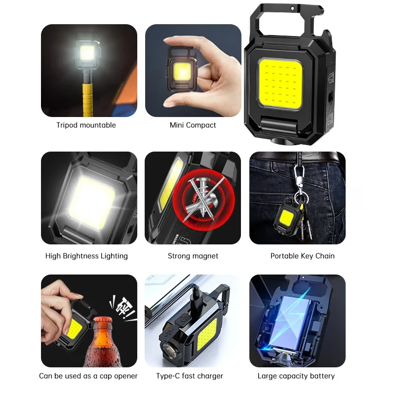 Mini torcia portachiavi luce C - Outdoor Camping Lantern recensione e prezzo